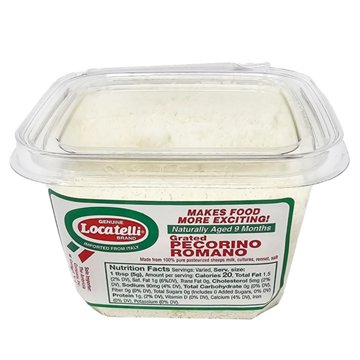 Locatelli Pecorino Romano Grated Cheese