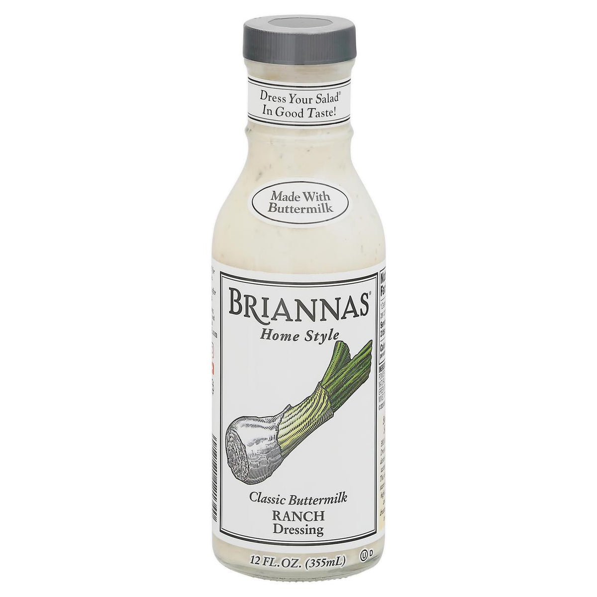Briannas Home Style Classic Buttermilk Ranch Dressing, 12 oz