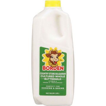 Borden Country Store Buttermilk, 1/2 gal