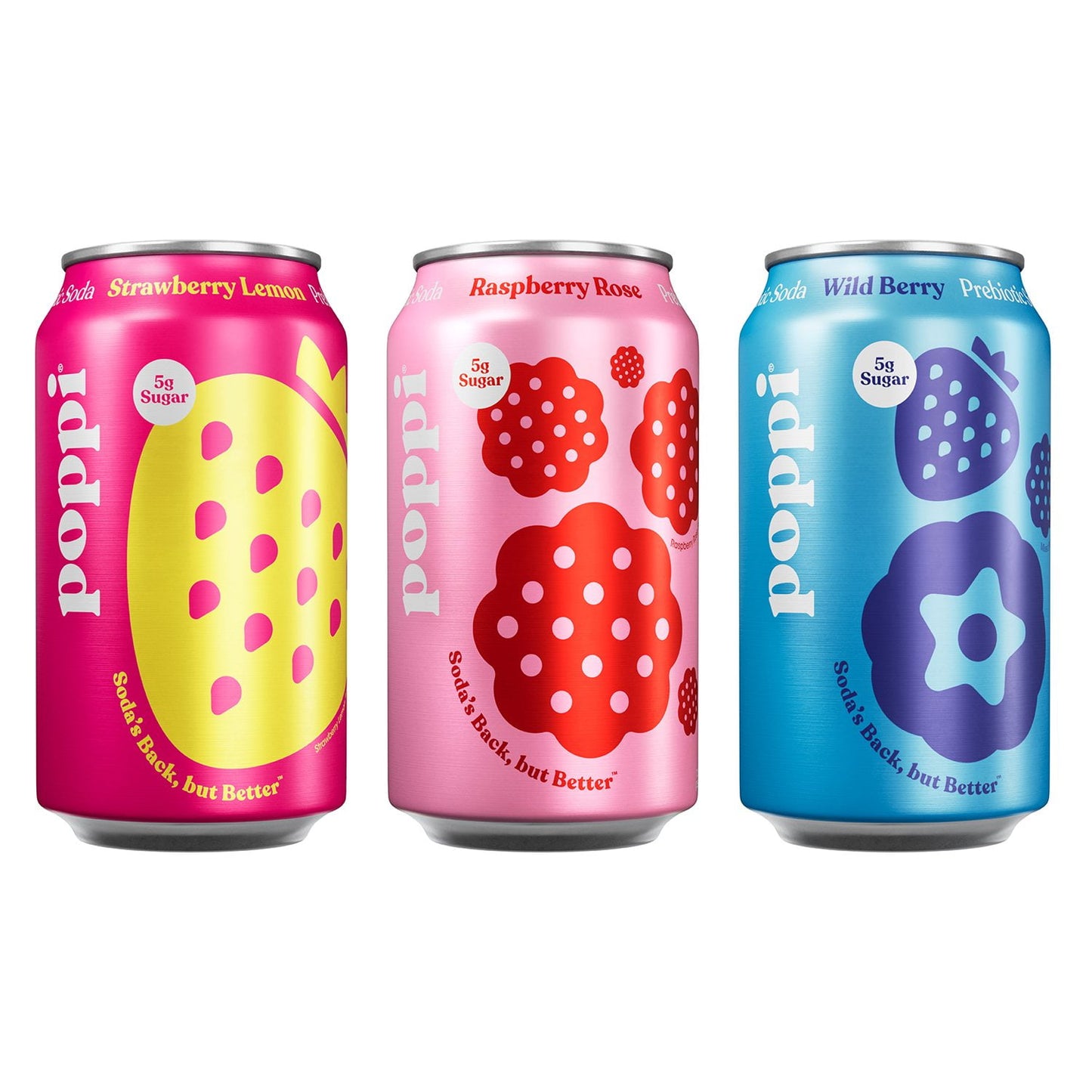 Poppi Prebiotic Soda Tastemakers, 12 fl oz