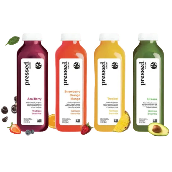 Paquete variado de batidos Pressed Juicery Wellness, 10 fl oz