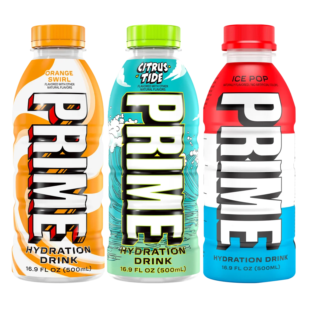 Bebida PRIME Hydration, paquete variado de edición limitada, 499 ml