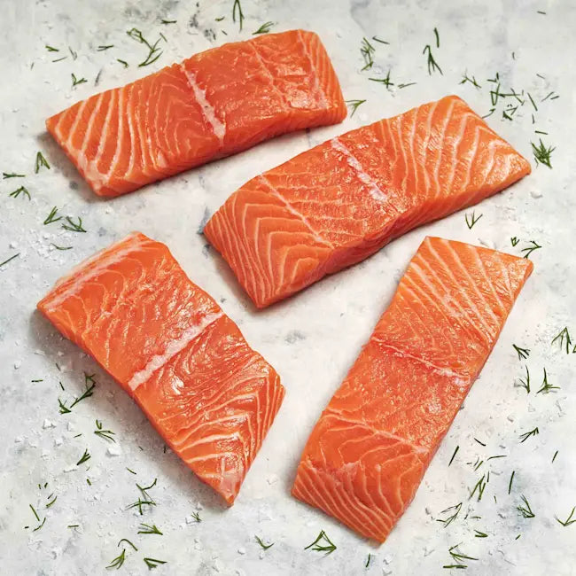 Fresh Atlantic Salmon Portions, 5 ct