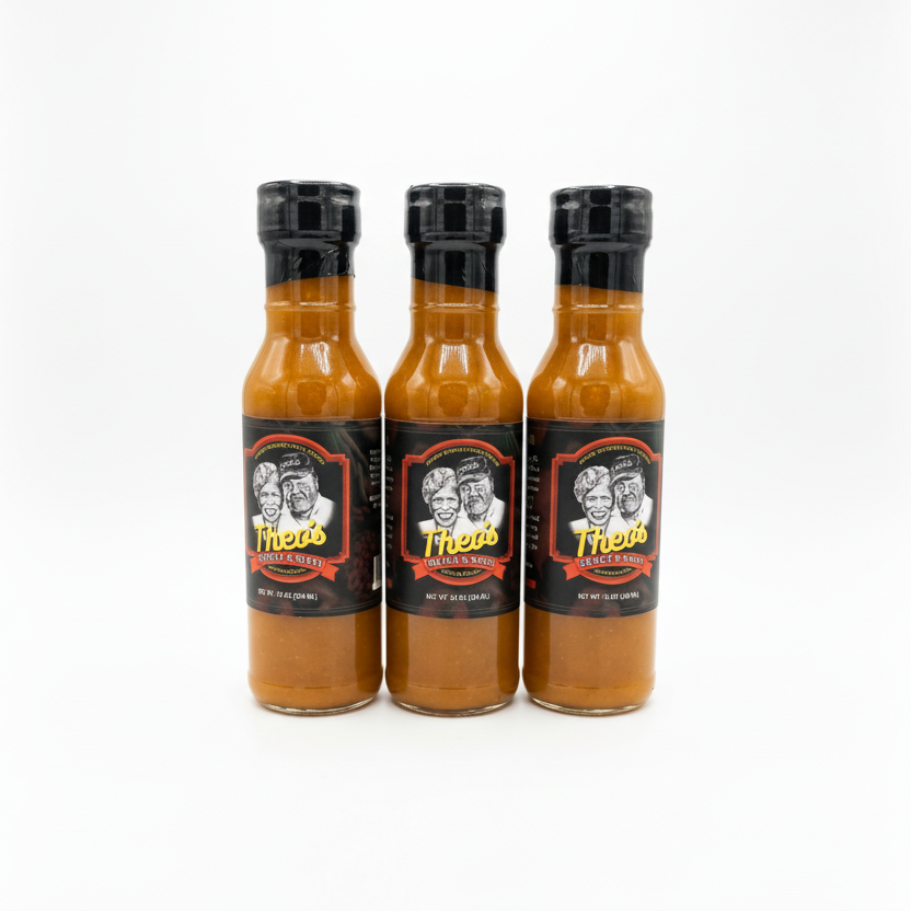 Theo's Sweet and Sassy Sauce, 12 oz