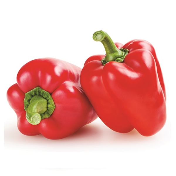 Pimiento morrón rojo, cada uno