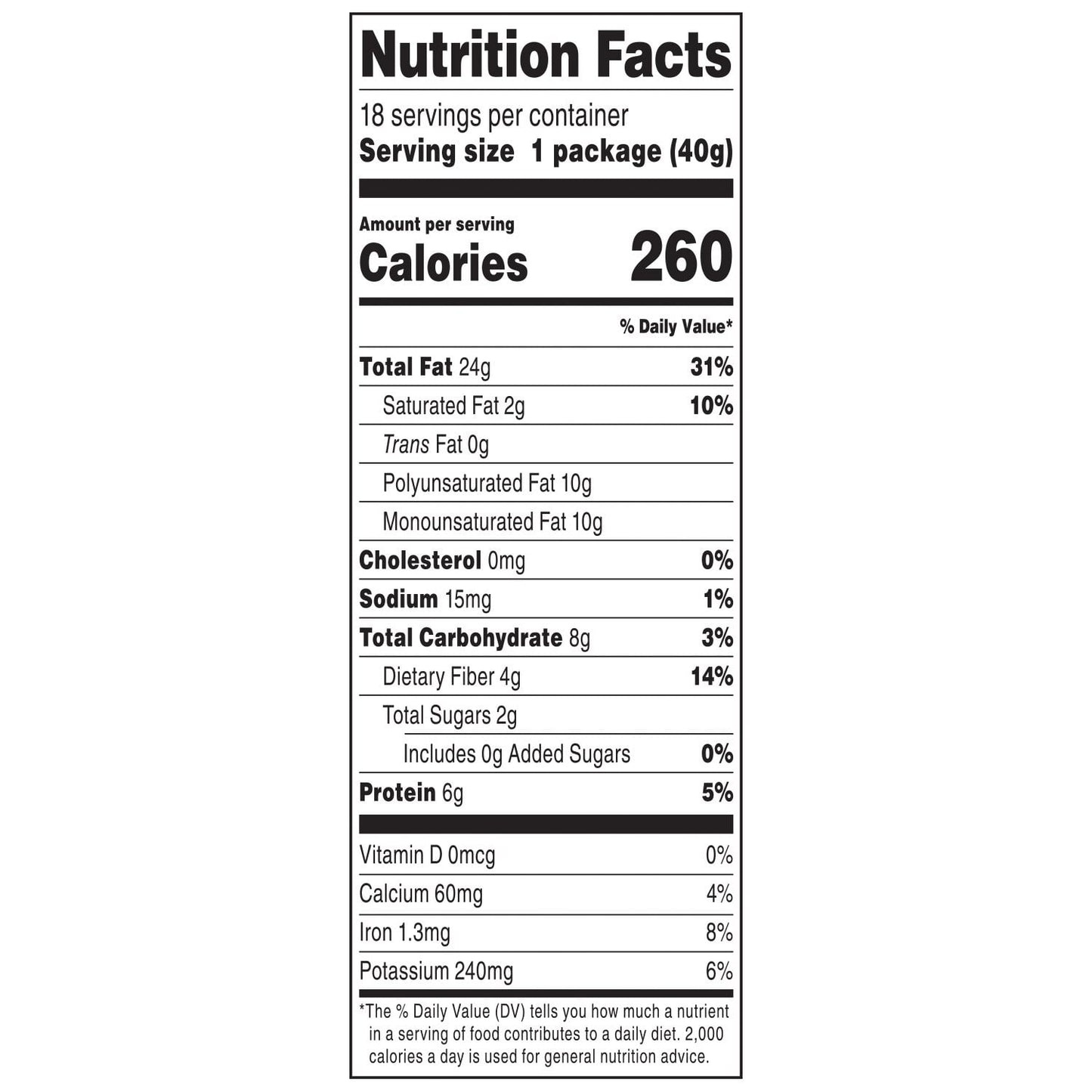 Mezcla de frutos secos Member's Mark Heart Healthy Multipack, 1.4 oz