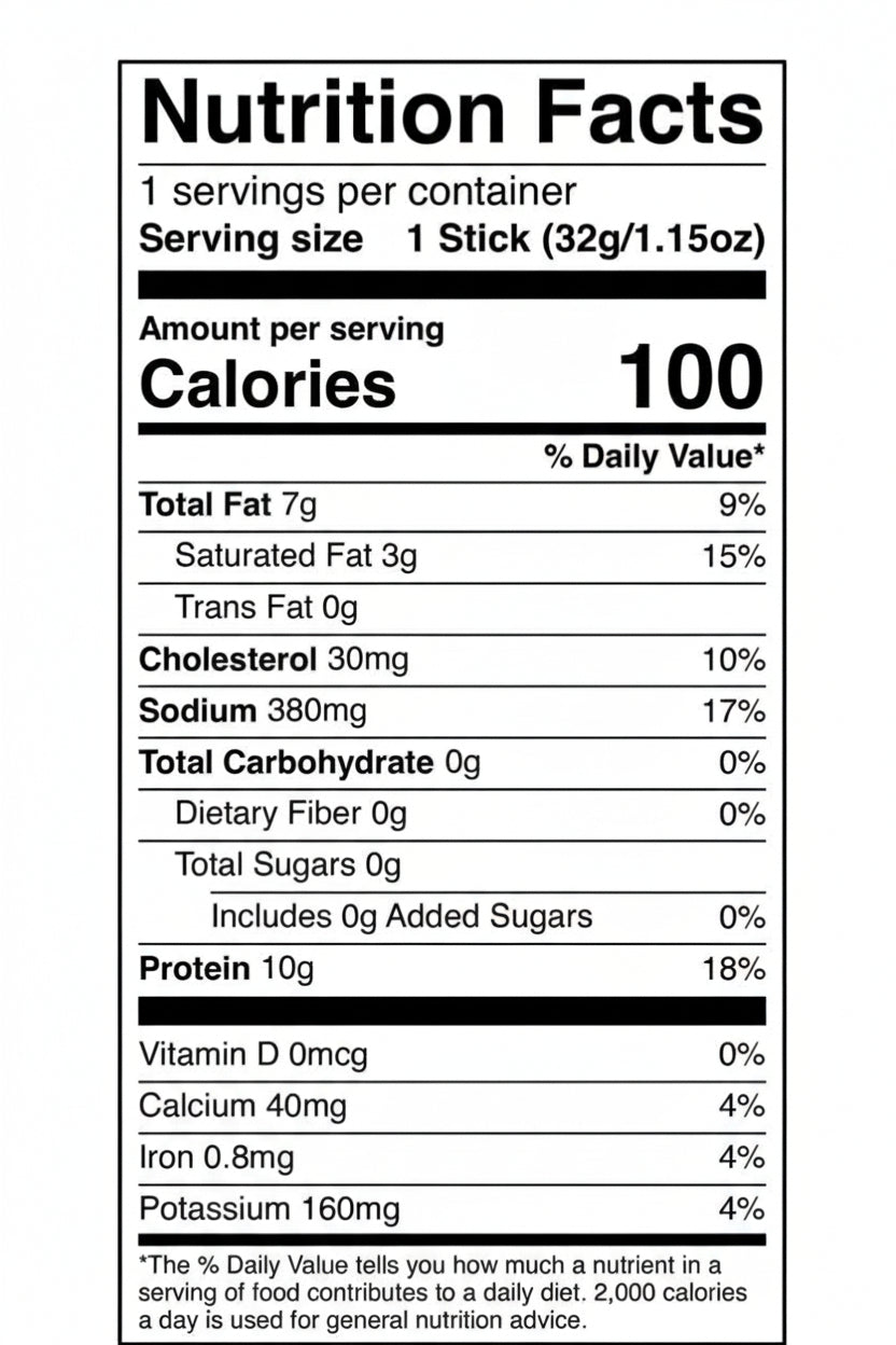 Chomps Original Beef Sticks, Mild, 1.15 oz