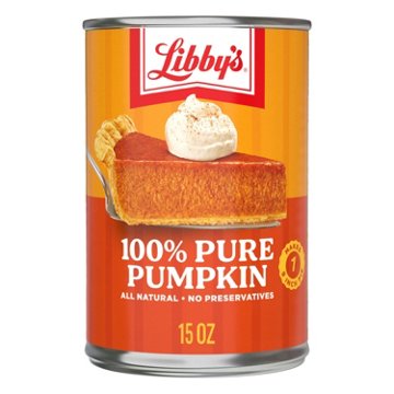 Libby's 100% Pure All-Natural Canned Pumpkin, 15 oz