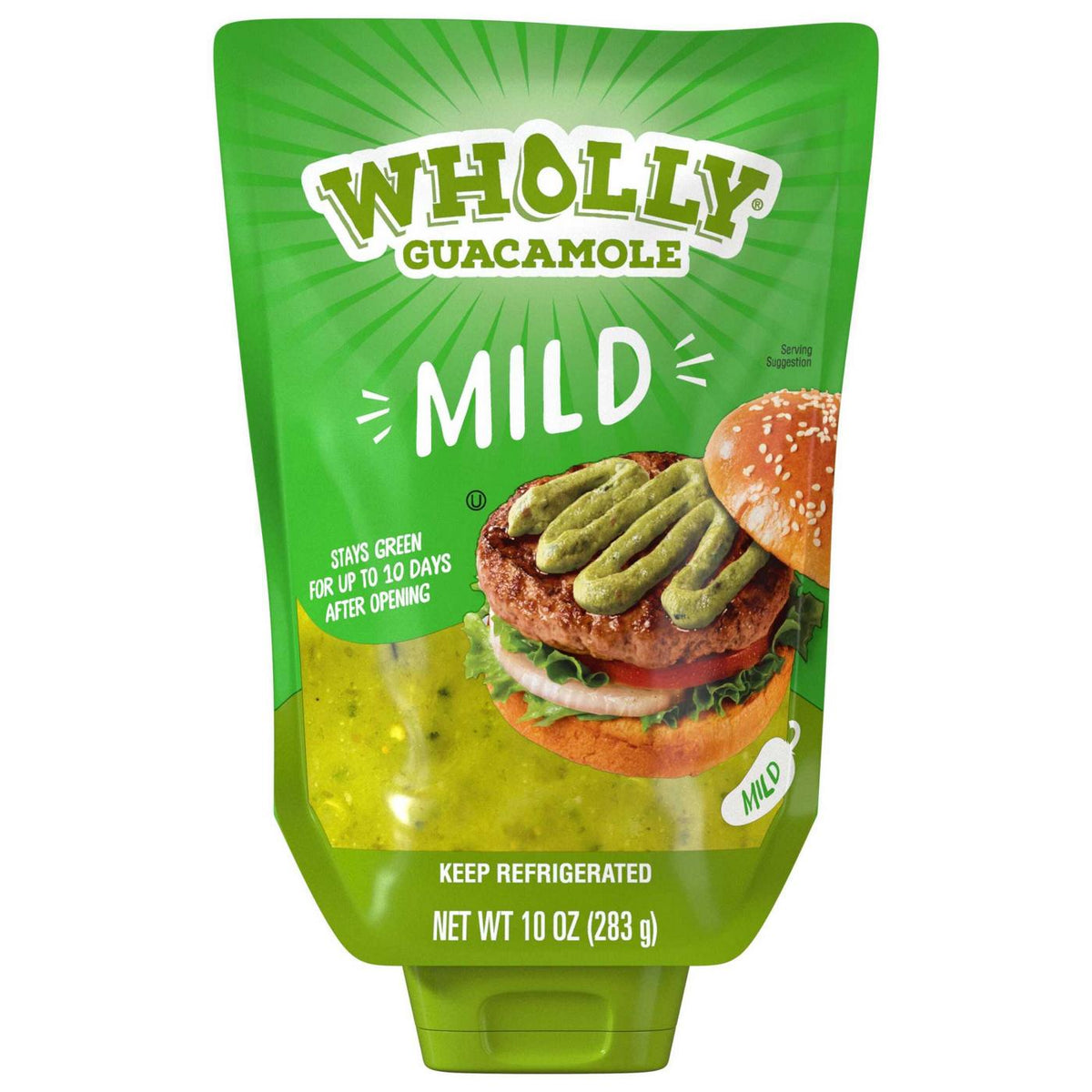 Wholly Guacamole Squeeze Bottle - Mild, 10 oz