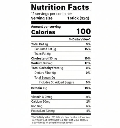 Kirkland Signature Barras de carne de res de pastoreo, 1.15 oz