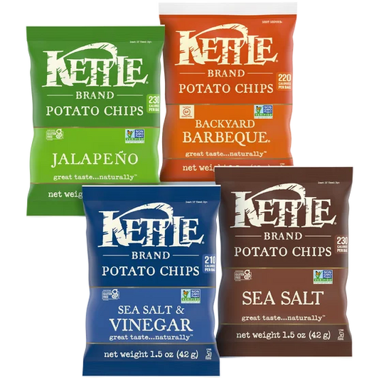 Kettle Chip Brand Potato Chips Variety Pack, 1 oz