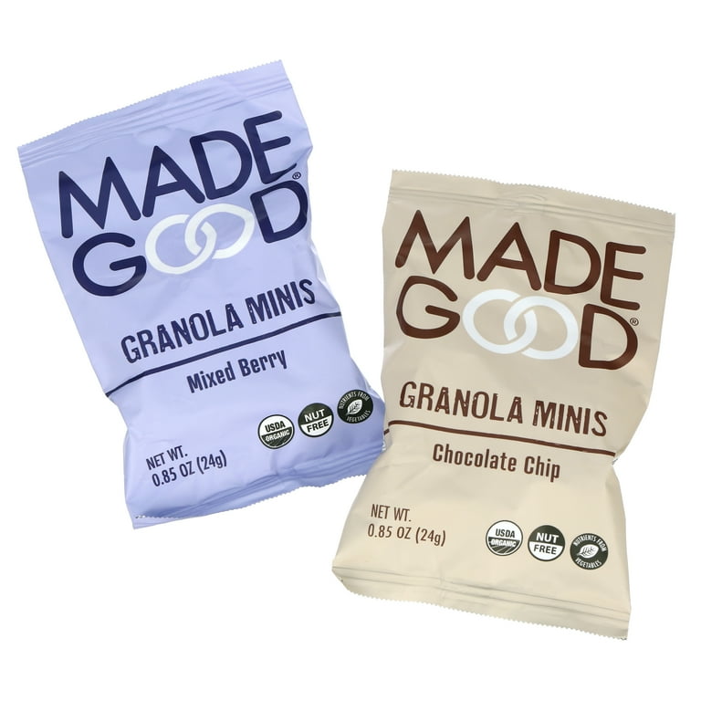 MadeGood Granola Minis Paquete Surtido, 0.85 oz