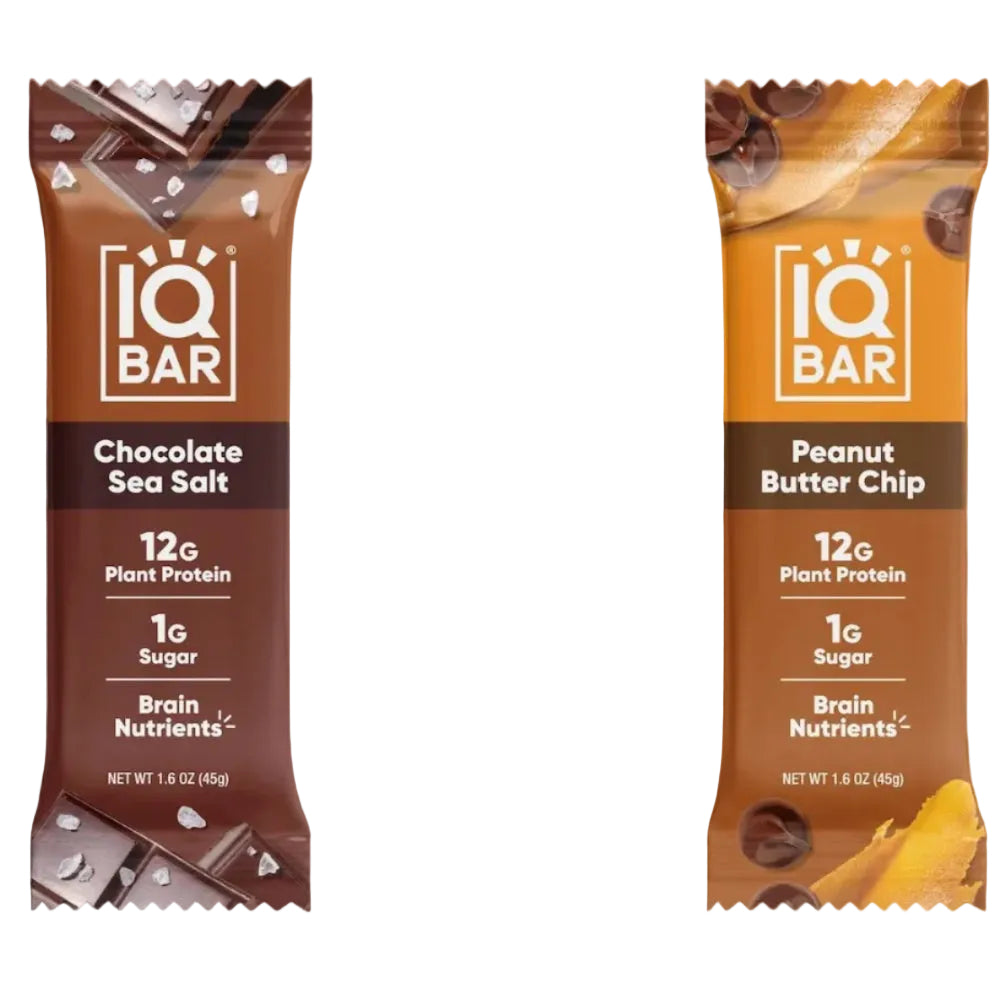 IQBAR Barrita de Proteínas Vegetales Surtido, 1.6 oz