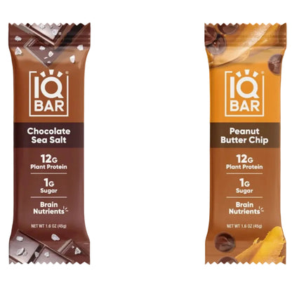 IQBAR Barrita de Proteínas Vegetales Surtido, 1.6 oz