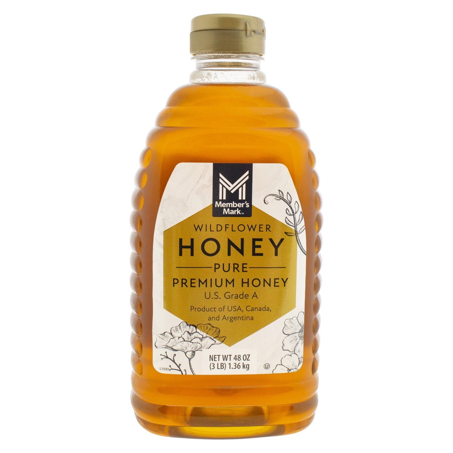 Member's Mark Miel puro premium de flores silvestres, 48 oz