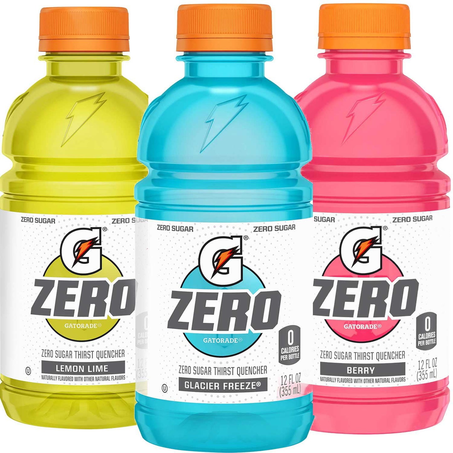Paquete variado Gatorade Zero Thirst Quencher, 12 oz fl