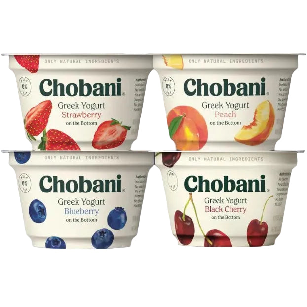 Chobani Nonfat Greek Yogurt Fruit On The Bottom, 5.3 oz