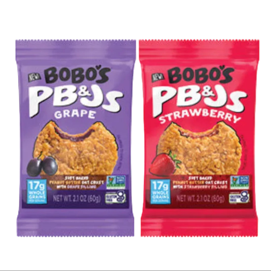 Bobo’s PB&J Oat Bar Variety Pack, 2.1 oz