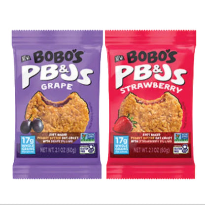 Bobo’s PB&J Oat Bar Variety Pack, 2.1 oz