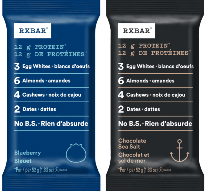 RXBAR Protein Bar Variety Pack, 4 Pack
