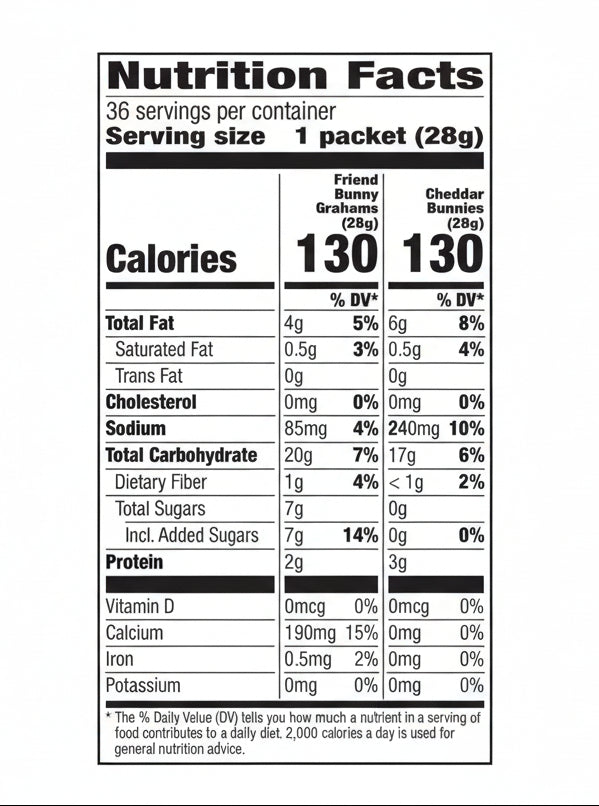 Annie's Organic Bunny Snack Pack Galletas y Graham, 28 g