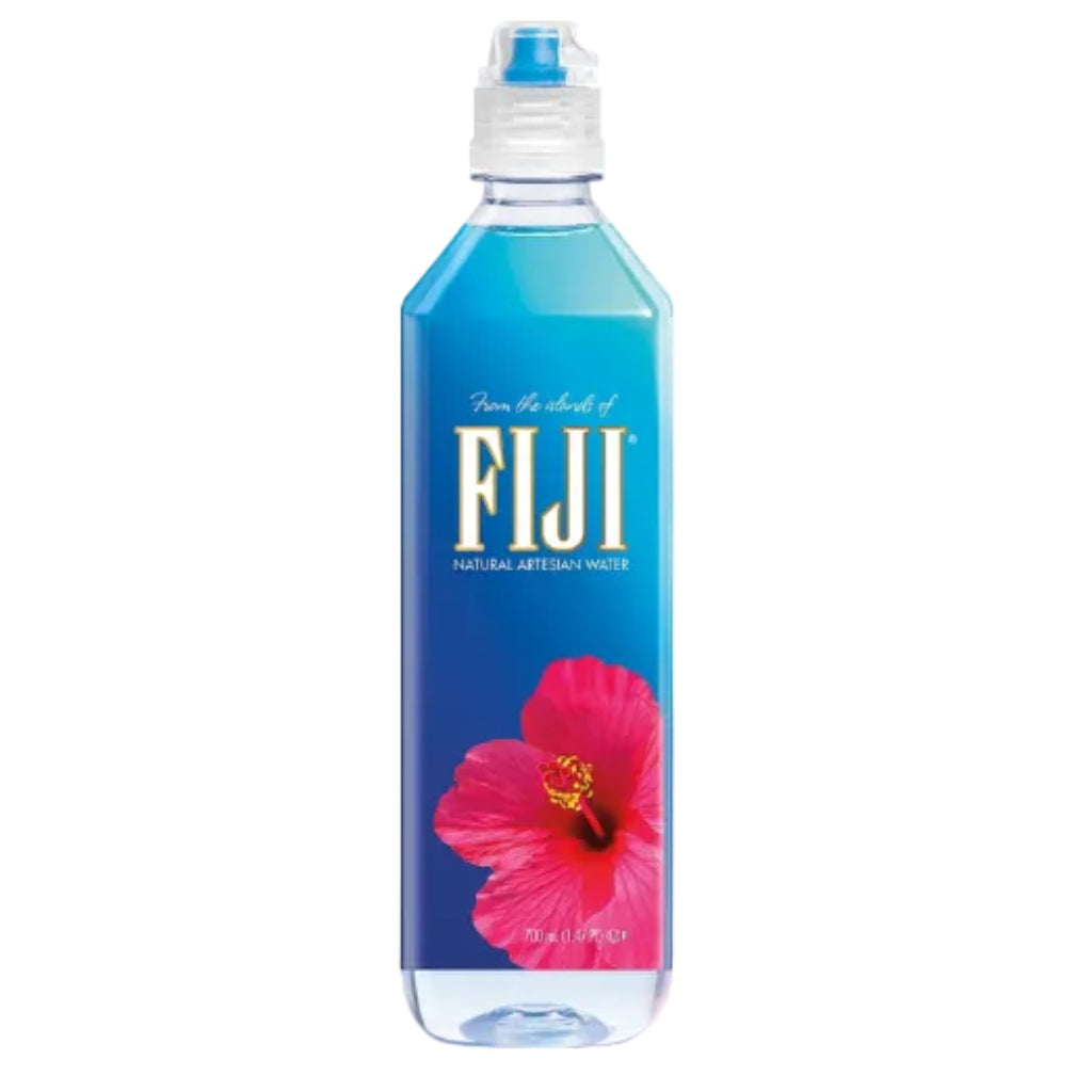 Agua Artesiana Natural FIJI con Tapón Deportivo, 500 ml