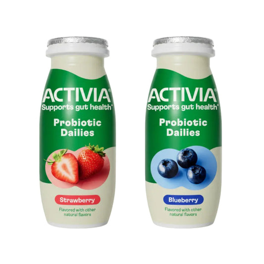 Activia Probiotic Dailies Yogurt Drink Variety Pack, 3.1 oz