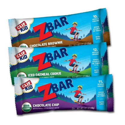 CLIF Kid Zbar Organic Snack Bar Variety Pack, 1.27 oz