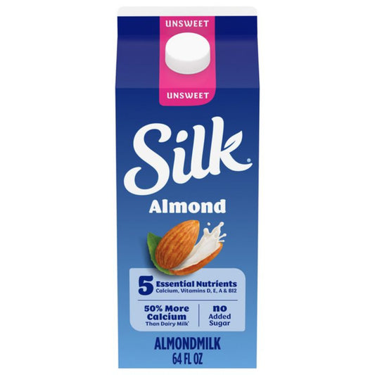 Silk Almendras Original sin Azúcar, 64 fl oz
