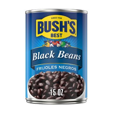 Frijoles negros de Bush, 15 oz