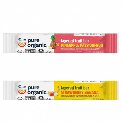 Barritas de fruta en capas Pure Organic Variety Pack, 0.63 oz