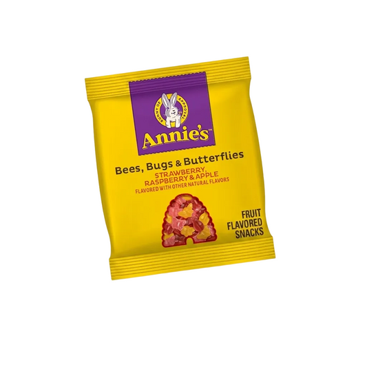 Bocadillos con sabor a fruta de abejas, bichos y mariposas orgánicos de Annie, 0.7 oz