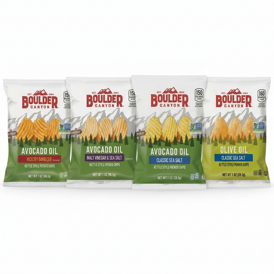 Boulder Canyon Kettle Style Variety Pack Potato Chips, 1 oz
