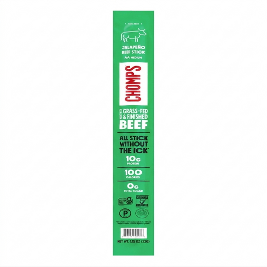 Chomps Bocadillos de Carne, Jalapeño, 1.15 oz