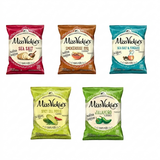 Miss Vickie's Kettle Cooked Potato Chips Paquete Surtido, 1.375 oz