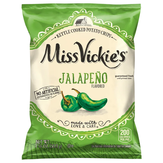 Papas Fritas Cocinadas en Caldero Miss Vickie's, Jalapeño, 1.38 oz