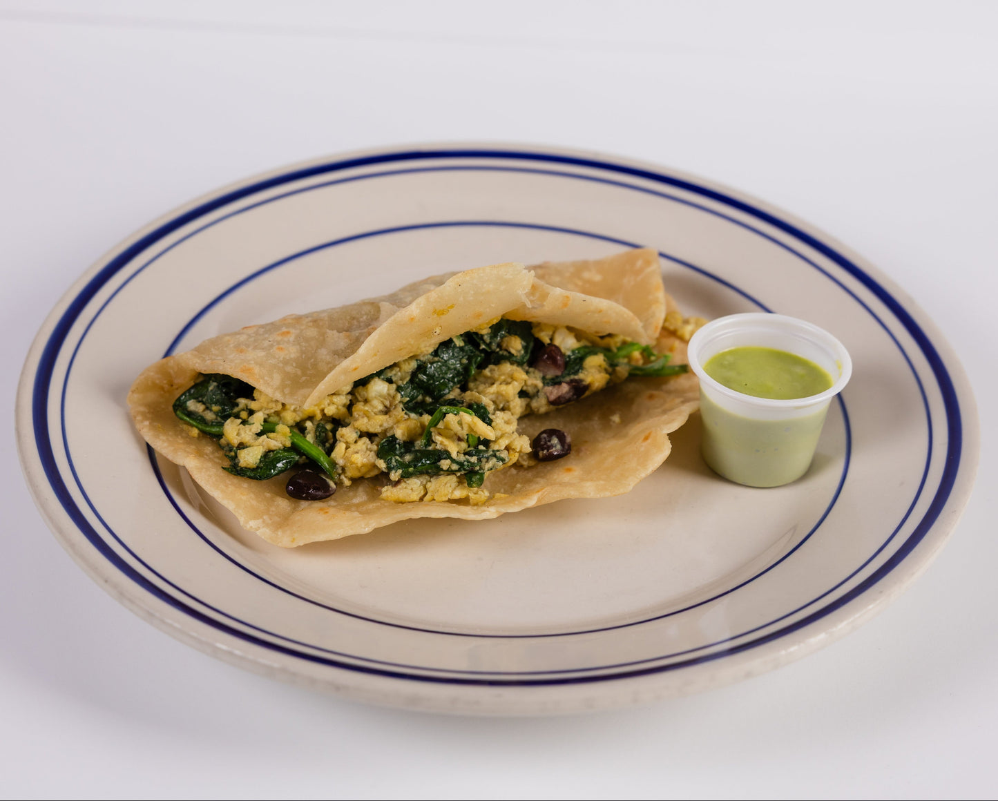 Spinach & Black Bean Taco