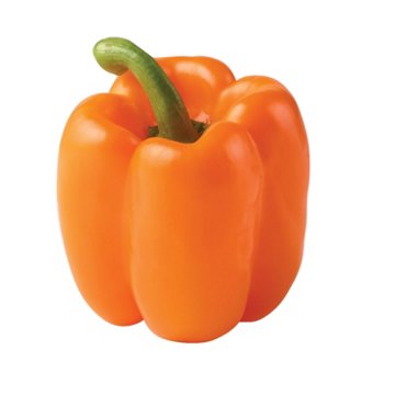 Pimiento morrón naranja, cada uno