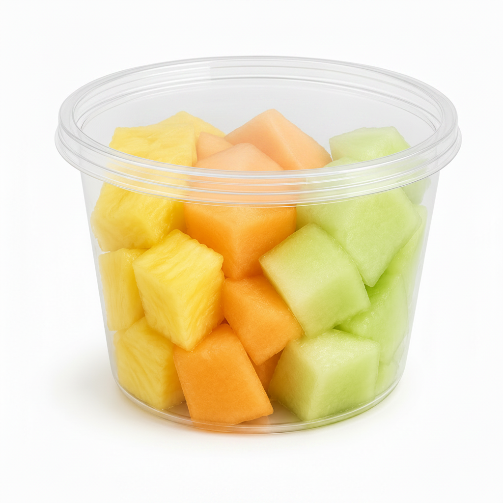 Piña, Melón cantalupo, Melón honeydew, 16 oz