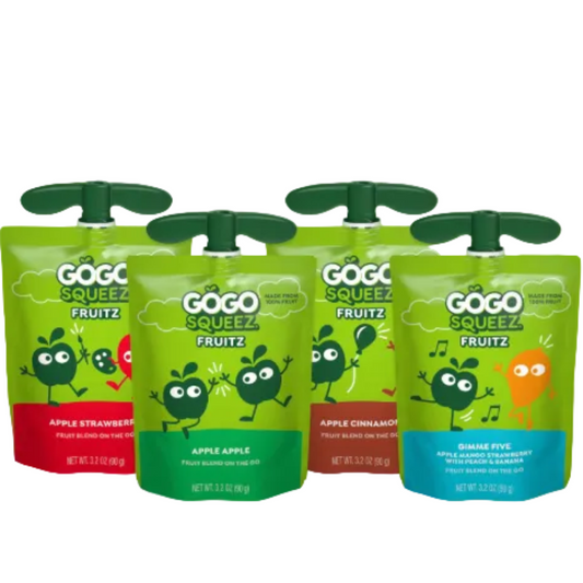 GoGo SqueeZ Applesauce Pouches Apple Apple, 3.2 oz