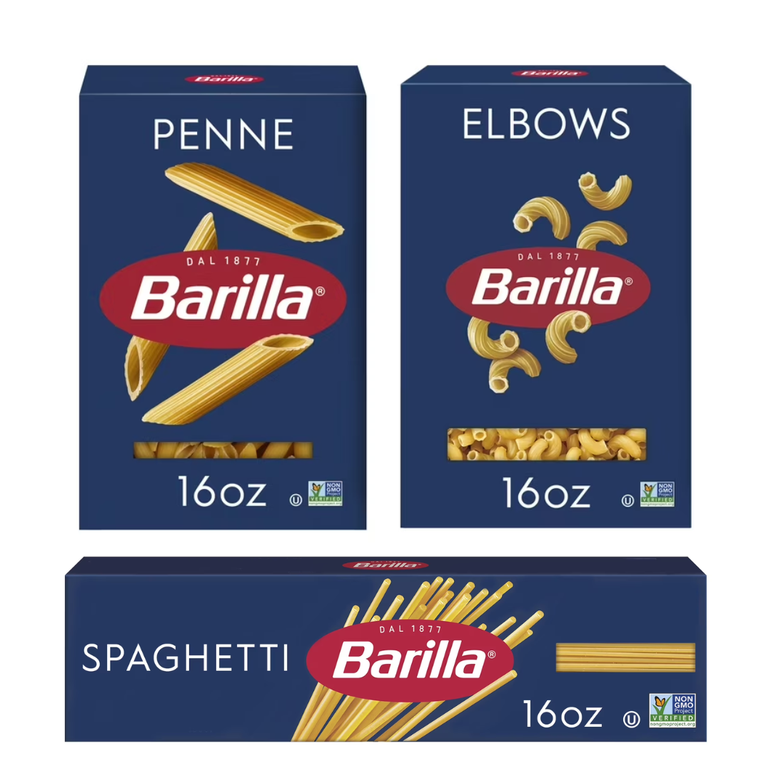 Barilla Paquete Variado de Pasta, 1 lb