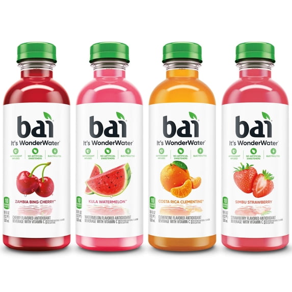 Bai Es el Paquete Surtido WonderWater, 18 fl oz