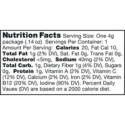Ocean’s Halo Organic Seaweed Snack, Maui Onion & Sea Salt, 0.14 oz