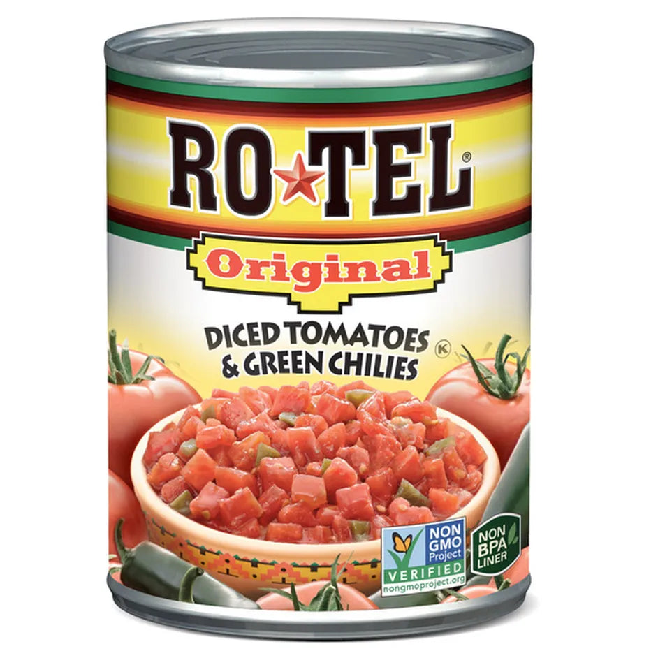 Ro-Tel Diced Tomatoes & Green Chilies, 10 oz