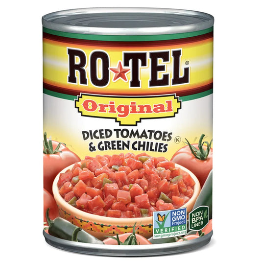 Tomates en cubitos y chiles verdes Ro-Tel, 10 oz