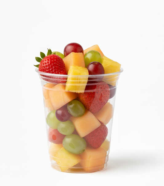 Vaso de frutas mixtas, 12 oz